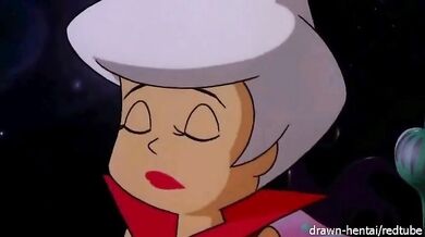 Sexual Encounter with Judy Jetson and a Blue Stranger in Drawing Hentai World