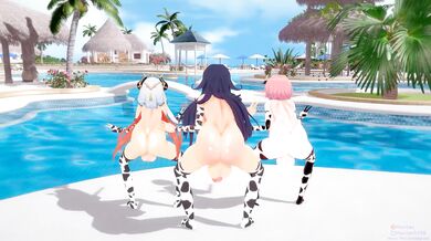 The Futa Cowgirl, Nilou, Hex Maniac and Astolfo - Ghost Dance