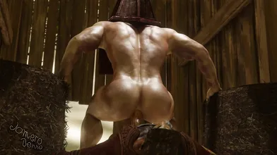 The Pyramid Head Rides The Hillbilly - A Hentai Porn Video