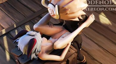 Ganyu the Destroyer Gets Creamed by HiliChurl in a Hilarious Scene of Hentai Porn!