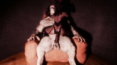 Ravishing Red Fox Gives a Royal Blowjob in the Forest!