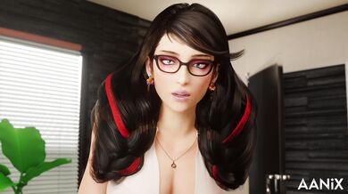 Watch Bayonetta, the sexy witch, as she dominates her foes in this epic anime porno!