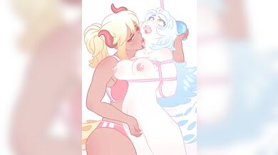 Witches Dominate Succubus in Furry Bondage and Tor*ture