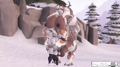 orisa reno stumbles upon a sexy lost loona