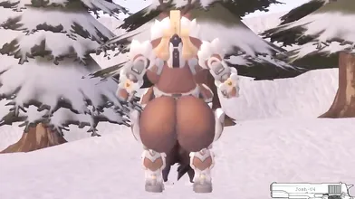 orisa reno stumbles upon a sexy lost loona