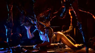 Taras Erotic Adventure in the Dungeon with Two Perverted Goblins