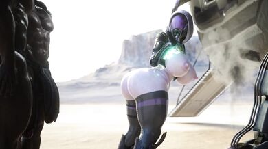 TaliZorah getting blacked [sounded slide show]