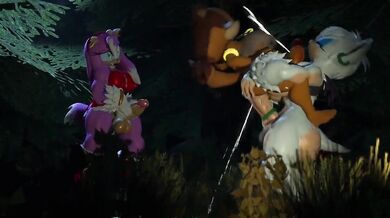 Pussy Splattered with Blo*od as the Sticky Huntress gets Fucked by a Mighty Werewolf [Switch: Mega]