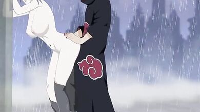 A hot and steamy love making session with Konan and her sexy pet, Pain!