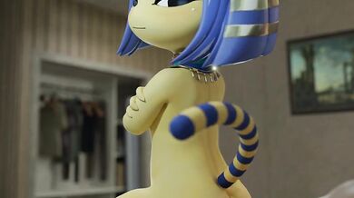 Marrubi and Kitty have a steamy grind session in the bedroom