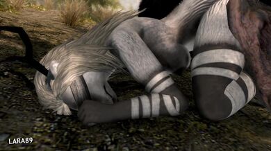 Sexy Elf Lady Gets Fucked by Undead Priest in Skyrims Bloodbowl Inn