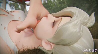 Diamonds and Toes: Mercys Licking Adventure with Tracer