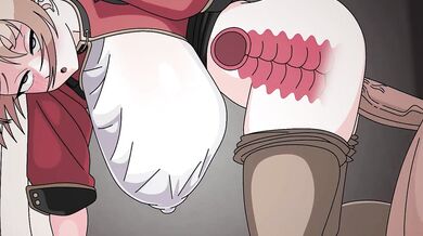 Sexy schoolgirl Akeshiro gets assfucked by her older teacher Ms Rumi with a plastic eraser