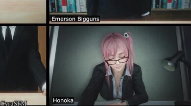 The Horny Secretary and Her Big Boobs - Honoka Breeding in 1080p HD