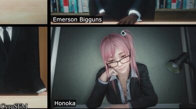 The Horny Secretary and Her Big Boobs - Honoka Breeding in 1080p HD