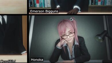 The Horny Secretary and Her Big Boobs - Honoka Breeding in 1080p HD