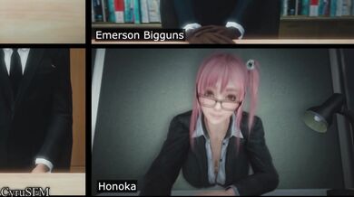 The Horny Secretary and Her Big Boobs - Honoka Breeding in 1080p HD