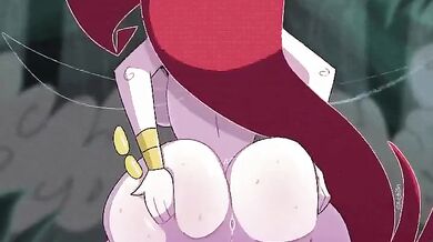 Unleashing her Sexual Desires on the Goblins in the Forest!