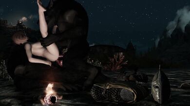 Male Dwarf Gets Roughed Up By Giantess (Hentai)