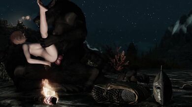 Male Dwarf Gets Roughed Up By Giantess (Hentai)