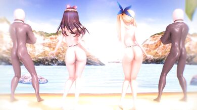 Tentacle Fantasy - Two Supernatural Girls Get Naughty with an Alien Creature