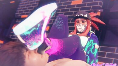 Watch the KDA Akali Foot Fetish Socks hentai porn video and see how these two kinky lovers enjoy each others soles in their own unique way