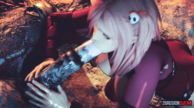 The Monster of the Cum Quiver, Honoka Takes on Two Huge Cocks in One Night [SFM]