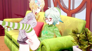 Snowflakes Falling on Genshin Impact Bodies in Slow Motion (SFX Only)