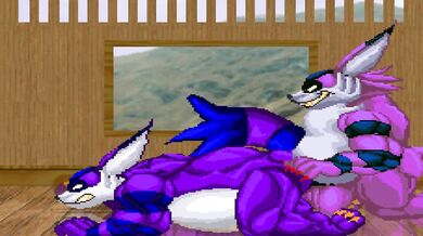 You are a Mugen fighter, and your goal is to breed as big as possible while defeating other fighters in the process Can you handle it?