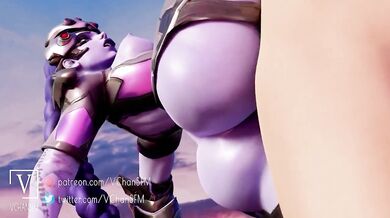 The Vixen in Black and Gold: Widowmaker SFMLongs for a Night of Passionate Pleasure with Fans