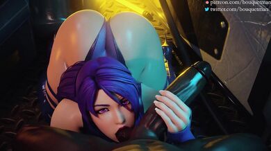 Psylocke Gives 18 Hardcore Hentai Inspection to Bouquetman, the New X-Force Candidate!