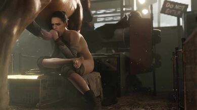 Zombie Maid Sex Fun Mansion: Rey and Horse