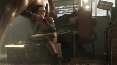 Zombie Maid Sex Fun Mansion: Rey and Horse