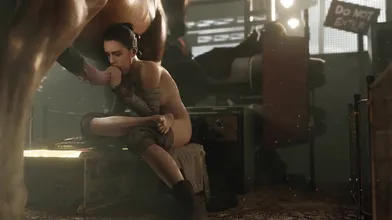 Zombie Maid Sex Fun Mansion: Rey and Horse