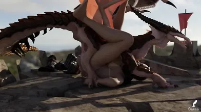 Wyvern Training with the Banana Girl