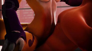 The Mischievous Renamon Taking a Ride on Peters Stiff Manhood