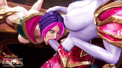 The Futa Shyvana and Fiora Blowjob Adventure