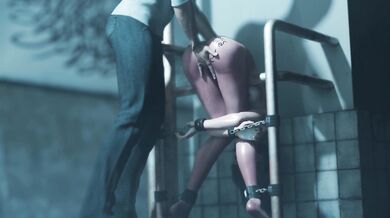 Bondage in the Bathroom with Ada Wong by Fatcat17 Productions