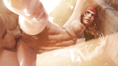 Jessie and the Naked Rasberry [Clothing Optional] [Gif Doozer]