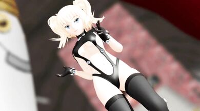 The bodysuit from Gantz hitting where the Sun doesnt shine