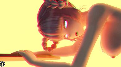 My step-sister, Nazuna, is a dirty cyclist who loves to ride her bike on the dirt road while getting off all over it