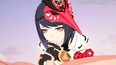 Breaking the Maidenhood - Saras Virginity Crushed by Genshins Mighty Strike