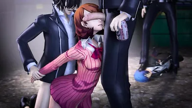 Watch Yukari play teacher with her 3 students in a hot NTR threesome!