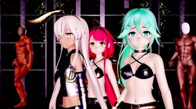 Three Japanese destroyers collide in a massive orgy! (Short Ver) [MMD R18] iorithm