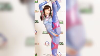 Watch as Dva plays a game of peek-a-boo with her toaster, but accidentally reveals a little too much!