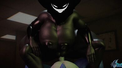 Happy birthday to Dasharky3D, he gets a special present from his sexy friend!