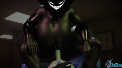 Happy birthday to Dasharky3D, he gets a special present from his sexy friend!