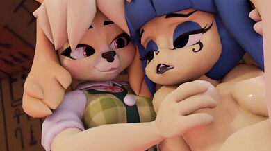 An old wizard and his two apprentices have a threesome in the woods