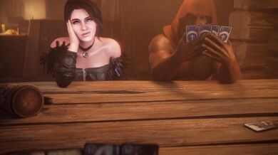 Reworded as: Yennefers Dark Desires/Geralts Obsession with Gwent