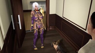 Lara Croft and the Tomb Raiders Secret Adventure in Doggy Style with Isabella Valentine